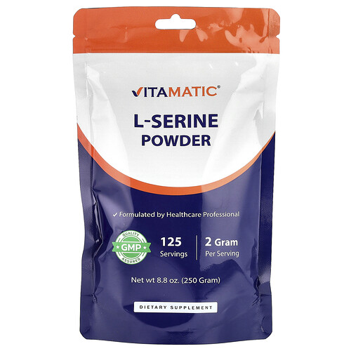 Vitamatic, L-Serine Powder, 8.8 oz (250 g)