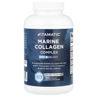 Vitamatic, Complexe de collagène marin, 180 capsules