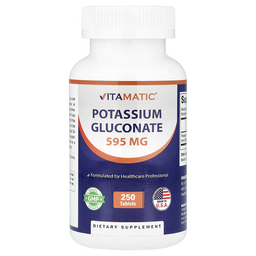Vitamatic, Kaliumgluconat, 595 mg, 250 Tabletten