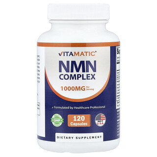 Vitamatic, NMN Kompleksi, 120 Kapsül