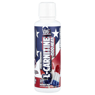 VMI Sports, L-Carnitine 1500 Heat, Patriot Pop, 16 fl oz (473 ml)