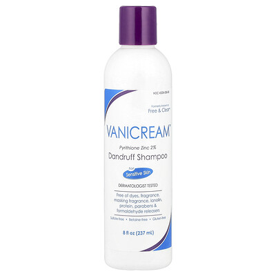 Vanicream Dandruff Shampoo For Sensitive Skin 8 fl oz (237 ml)