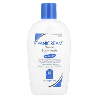Vanicream, Hassas Ciltler İçin Yumuşak Vücut Yıkama Jeli, Parfümsüz, 12 fl oz (355 ml)
