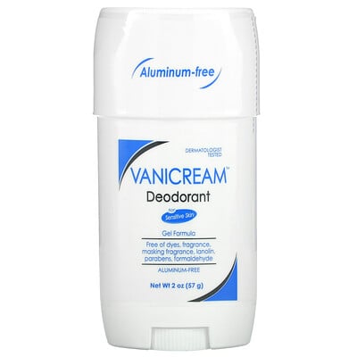 Vanicream Дезодорант для чувствительной кожи, без алюминия, без отдушек, 57 г (2 унции)