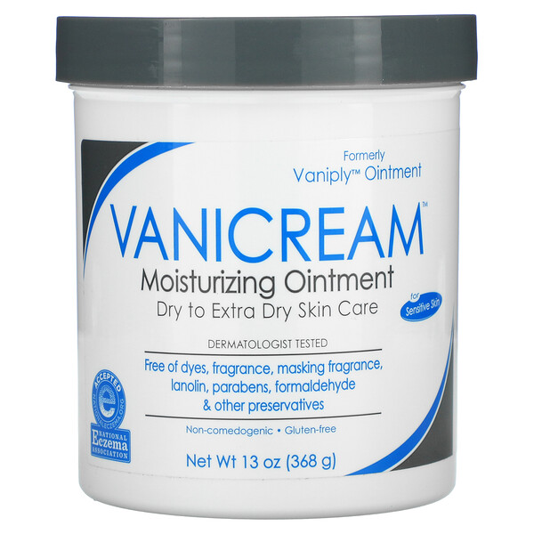 Vanicream‏, Moisturizing Ointment, Dry To Extra Dry Skin Care, Fragrance Free, 13 oz (368 g)