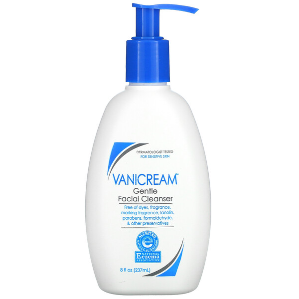 Vanicream, Gentle Facial Cleanser, For Sensitive Skin, Fragrance Free
