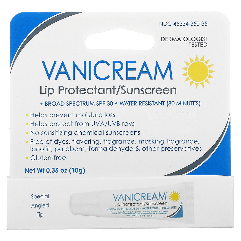Vanicream, Lip Protectant/Sunscreen, SPF 30, 0.35 oz (10 g)
