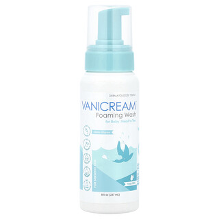 Vanicream, Pena na umývanie, pre bábätká, citlivá pokožka, bez sĺz, 237 ml