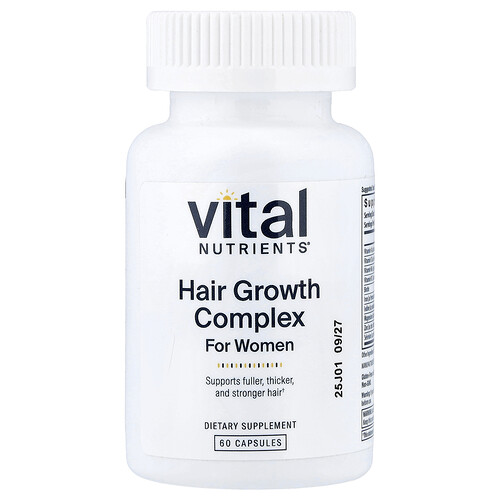 Vital Nutrients Hair Growth Complex For Women, 60 Capsules
