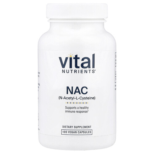 Vital Nutrients, NAC, 600 mg, 100 vegane Kapseln
