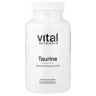 Vital Nutrients, 牛磺酸，2000 毫克，120 粒全素膠囊（每粒膠囊 1000 毫克）