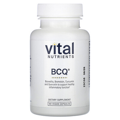 Vital Nutrients  BCQ  60 Vegan Capsules