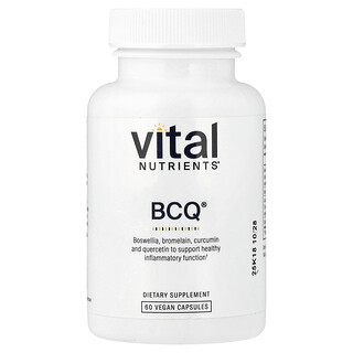 Vital Nutrients, BCQ`` 60 cápsulas veganas