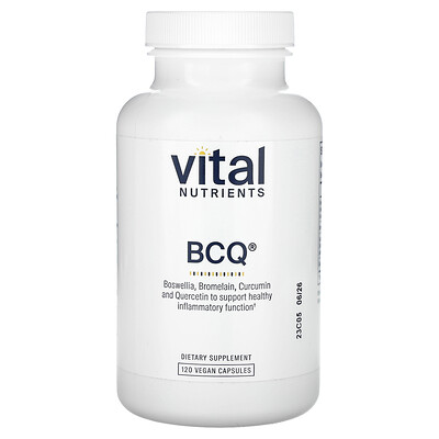 Vital Nutrients  BCQ  120 Vegan Capsules
