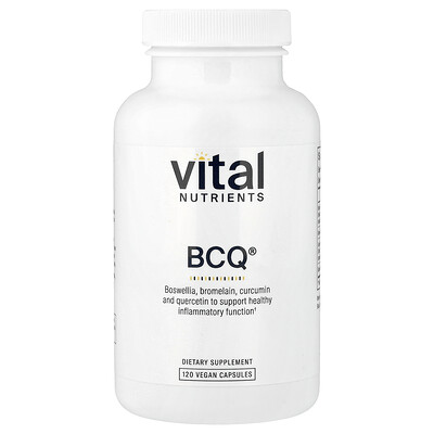 Vital Nutrients, BCQ, 120 cápsulas veganas