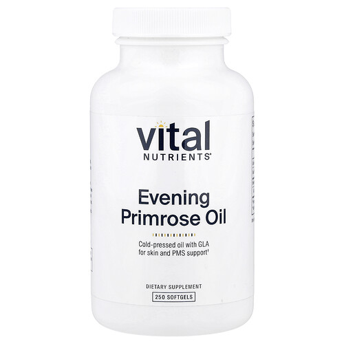 Vital Nutrients Evening Primrose Oil, 250 Softgels
