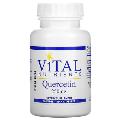 

Vital Nutrients Quercetin 250 mg 100 Vegetarian Capsules