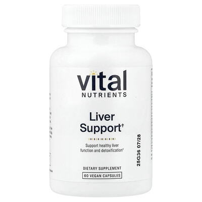 Vital Nutrients Liver Support 60 Vegan Capsules