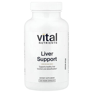 Vital Nutrients, Υποστήριξη ήπατος, 120 Vegan Κάψουλες