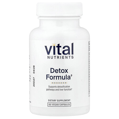 Vital Nutrients, Detox Formula, Entgiftungsformel, 60 vegane Kapseln