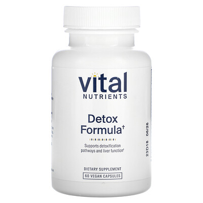 Product Image for Vital Nutrients, Detox Formula, 60 Vegan Capsules