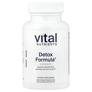 Vital Nutrients, Detox Formula, 60 Vegan Capsules