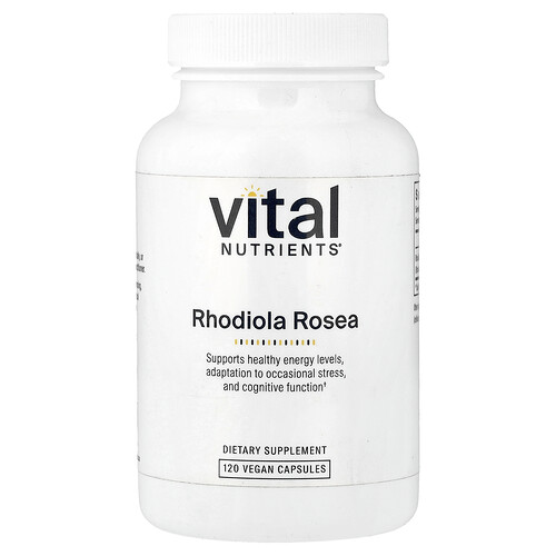 Vital Nutrients, Rhodiola Rosea, 120 Vegan Capsules (200 mg per Capsule)