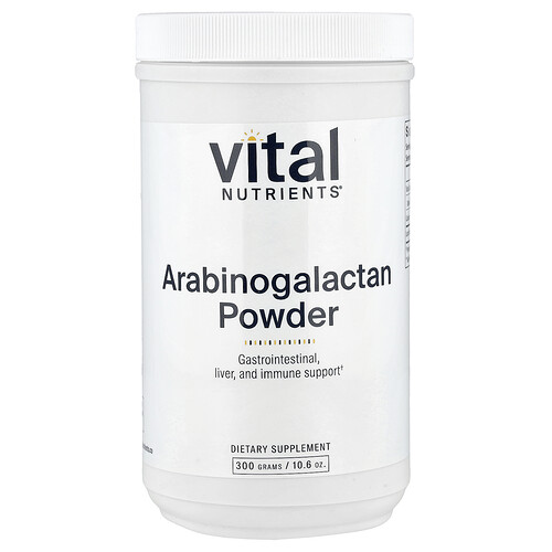 Vital Nutrients, Arabinogalactan-Pulver, 300 g (10,6 oz.)