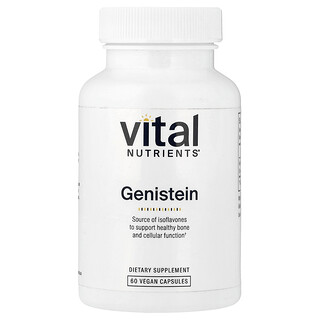 Vital Nutrients, Genistein, 60 Vegan Capsules (125 mg per Capsule)
