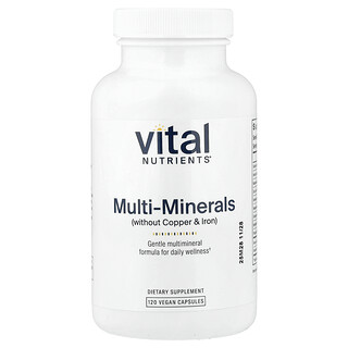 Vital Nutrients, Multi-Minerals, 120 Vegan Capsules