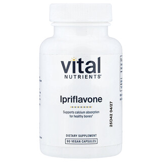 Vital Nutrients, Ipriflavone, 90 Vegan Capsules (300 mg per Capsule)