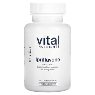 Vital Nutrients, Ipriflavona, 600 mg, 90 cápsulas veganas (300 mg cada una)