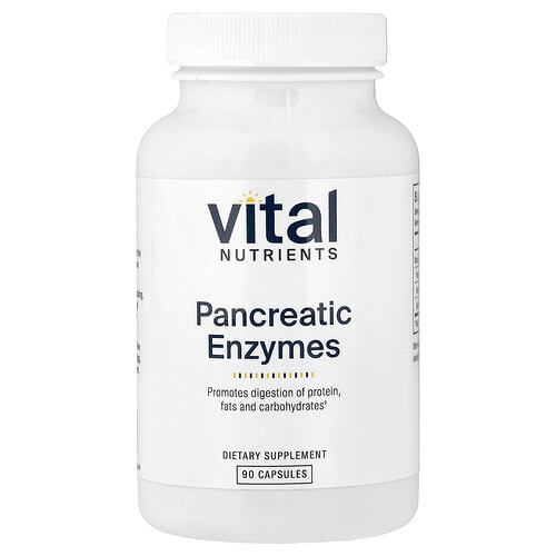 Vital Nutrients Pancreatic Enzymes, 90 Capsules