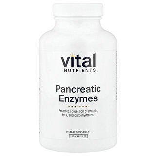 Vital Nutrients, Enzime pancreatice, 180 capsule