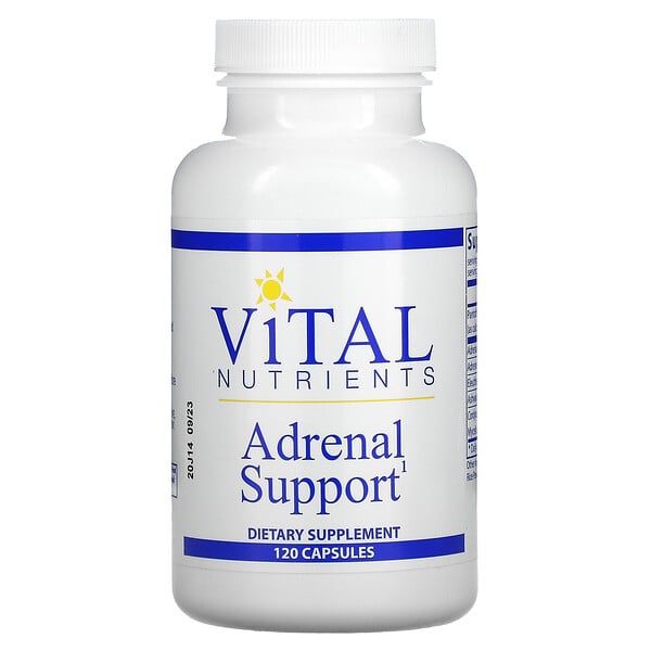Vital Nutrients, Adrenal Support, 120 Capsules