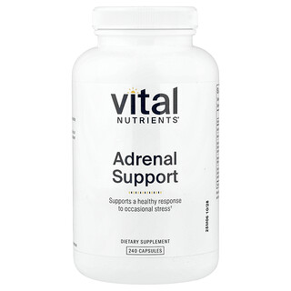 Vital Nutrients, Υποστήριξη επινεφριδίων, 240 κάψουλες