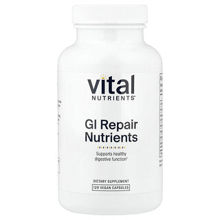 Vital Nutrients, GI Repair Nutrients, 120 Vegan Capsules