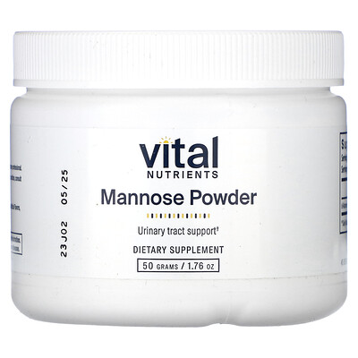 Vital Nutrients  Mannose Powder  1.76 oz (50 g)