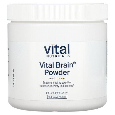 Vital Nutrients  Vital Brain Powder  5.3 oz (150 g)
