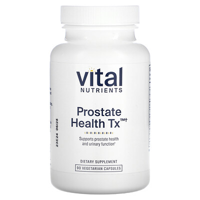 Vital Nutrients  Prostate Health TX   90 Vegetarian Capsules