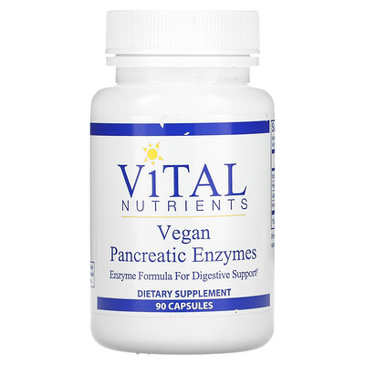 

Vital Nutrients Vegan Pancreatic Enzymes 90 Capsules