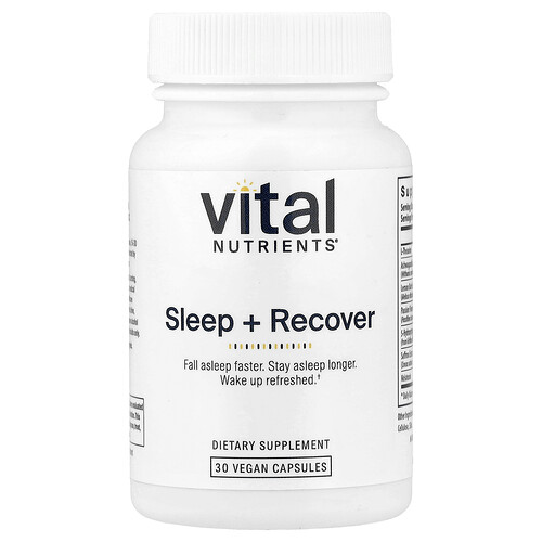 Vital Nutrients, Sleep + Regeneration, Schlaf und Erholung, 30 vegane Kapseln