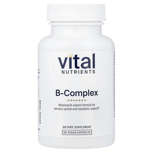 Vital Nutrients, B-Complex, 60 Vegan Capsules