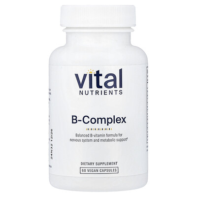 Product Image for Vital Nutrients, B-Complex, 60 Vegan Capsules