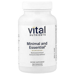 Vital Nutrients, Minimal and Essential®, 90 Capsules