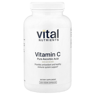 Vital Nutrients, Vitamin C, 220 Vegan Capsules (1,000 mg per Capsule)