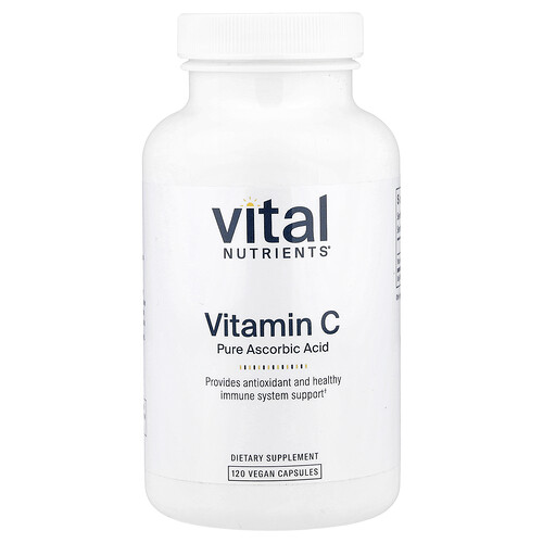 Vital Nutrients, Vitamin C, 120 vegane Kapseln (1.000 mg pro Kapsel)