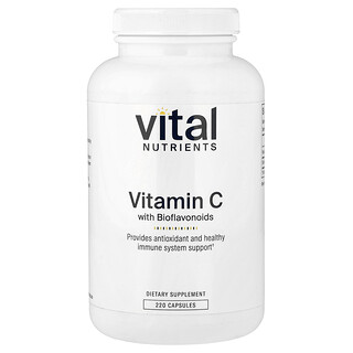 Vital Nutrients, Vitamin C with Bioflavonoids, 220 Capsules