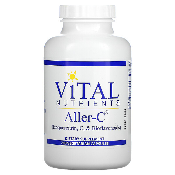 Vital Nutrients‏, Aller-C, 200 Vegetarian Capsules