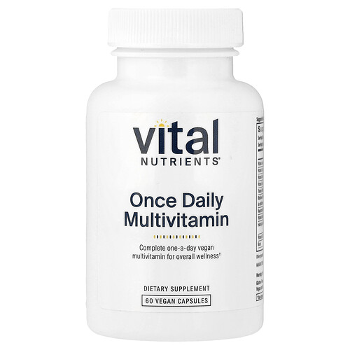 Vital Nutrients, Once Daily Multivitamin, 60 Vegan Capsules